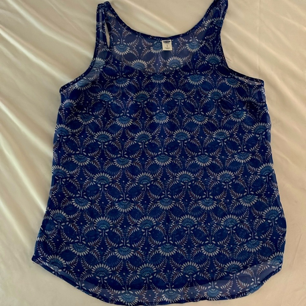 Sheer tank top